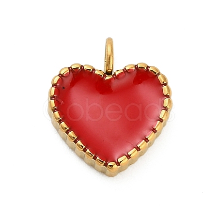 304 Stainless Steel Enamel Charms LS-STAS-F331-01A-G-1