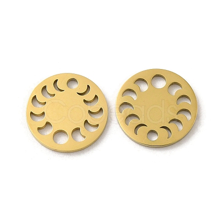 Ion Plating(IP) 304 Stainless Steel Connector Charms STAS-J042-17G-1