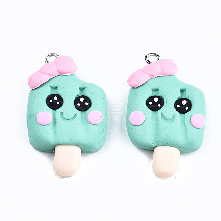 Handmade Polymer Clay Charms CLAY-T016-63A-1