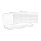 Transparent Plastic Bead Containers, with Hinged Lids, Rectangle, Clear, 19.5x8.6x2.3cm