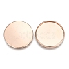 304 Stainless Steel Plain Edge Bezel Cups LS-STAS-E460-10RG-25MM-1