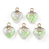 Glow in the Dark Luminous Glass Pendants GLAA-YWC0001-01E-2