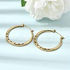 304 Stainless Steel Hoop Earrings for Women SA-CBA37BC-24G-2