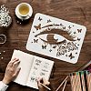 Plastic Reusable Drawing Painting Stencils Templates DIY-WH0202-267-3