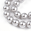 Baking Paint Pearlized Glass Pearl Bead Strands HY-N002-8mm-A03-4