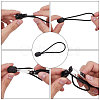 180Pcs 9 Style Plastic Cord Ends KY-CA0001-56-5