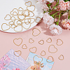 36Pcs 3 Styles 201 Stainless Steel Linking Rings STAS-ME0002-37-4