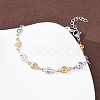 304 Stainless Steel Chain Bracelets BJEW-P376-04A-2