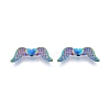 Rack Plating Alloy Beads FIND-B010-07MC-1