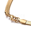 PVD Vacuum Plating 304 Stainless Steel Snake Chains Necklaces NJEW-O058-31G-4