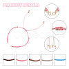 Adjustable Braided Polyester Cord Bracelet Making AJEW-PH0001-48-7
