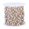 ABS Plastic Pearl Round Beaded Chains CHS-N003-16-1