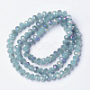 Electroplate Glass Beads Strands EGLA-A034-J4mm-G05-2