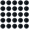 2 Strands Round Natural Black Onyx(Dyed & Heated) Beads Strands G-SP0001-24-1