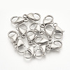 Tarnish Resistant 304 Stainless Steel Lobster Claw Clasps STAS-T029-9-1