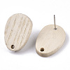 Cedarwood Stud Earring Findings MAK-N033-003-3