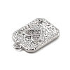 Brass Micro Pave Cubic Zirconia Pendants KK-D283-30P-01-2