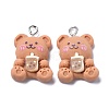 Resin Pendants RESI-G026-03-2