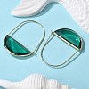 Brass Hoop Earrings EJEW-T007-04G-01-NF-3