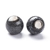 Fancy Antiqued Glazed Porcelain Beads PORC-M838-1-3