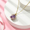 304 Stainless Steel Macrame Pouch Braided Gemstone Holder NJEW-JN04468-05-6