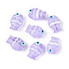 Transparent Glass and Enamel Beads Strands GLAA-T034-01H-2