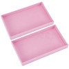 2Pcs Rectangle Velvet Display Trays ODIS-SP0001-18B-1