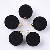 Flocky Acrylic Pendants FIND-T046-33D-01-1