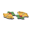 Christmas Style Printed Acrylic Cabochons MACR-O045-01E-4