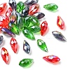 30Pcs 3 Colors Electroplate Glass Faceted Teardrop Beads EGLA-YW0001-86A-1