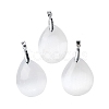 Natural Selenite Big Pendants G-M091-01A-1