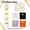 5Pcs 5 Colors Portable Travel PU Leather Jewelry Rolls ABAG-GA0001-15-2