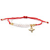 304 Stainless Steel Cross Charm Bracelets LS-NZ8647-4-1
