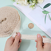 20 Yards Ruffled Nylon Elastic Lace Trim EW-WH0018-02A-3