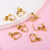Brass Screw On Clip-on Earring Findings LS-KK-L164-02G-7