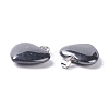 Synthetic Non-magnetic Hematite Pendants G-G956-B50-FF-3