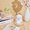 Heart Arch Glass Dome Cover AJEW-WH0643-088B-4
