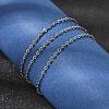 12Pcs 1.8MM 304 Stainless Steel Textured Cable Chain Necklaces for Men Women NJEW-H093-18P-05-2