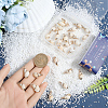 30Pcs Electroplated Spiral Shell Pendants SSHEL-SC0001-29B-3