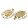 Rack Plating Brass Pendants KK-M254-07G-2