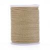 Round Waxed Polyester Cord X-YC-G006-01-1.0mm-20-1