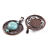 Synthetic Turquoise Pendants G-Q158-03-05-2