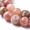 Natural Plum Blossom Jasper Beads Strands G-A163-02-4mm-6