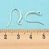 925 Sterling Silver Hoop Earring Findings STER-H107-04S-4
