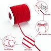 Polyester Velvet Ribbon for Gift Packing and Festival Decoration SRIB-M001-4mm-260-4