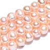 Natural Cultured Freshwater Pearl Beads Strands PEAR-N013-06U-3