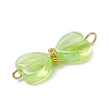AB Color Transparent Acrylic Connector Charms PALLOY-JF04434-5