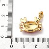 Brass Enamel Pendants X-KK-K305-04G-4
