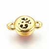Brass Links Connectors KK-O107-04G-4