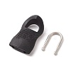 Plastic Zipper Pull Charms FIND-WH0051-82B-02-1